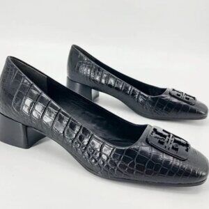 Tory Burch Georgia Embossed Croc Leather Pump